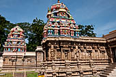 The great Chola temples of Tamil Nadu - The Sri Ranganatha Temple of Srirangam. A subsidiary shrine to the west of the fourth courtyard. 